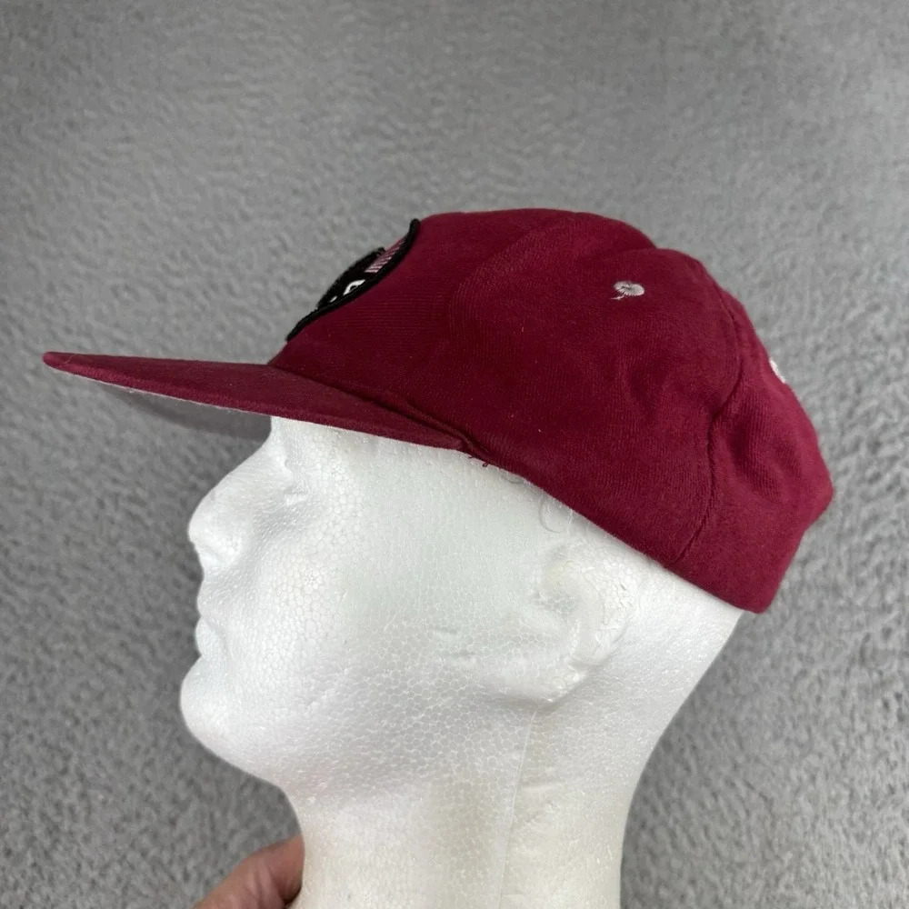 Vintage Alabama Crimson Tide Snapback Hat Maroon Embroidered Patch Logo TOTW